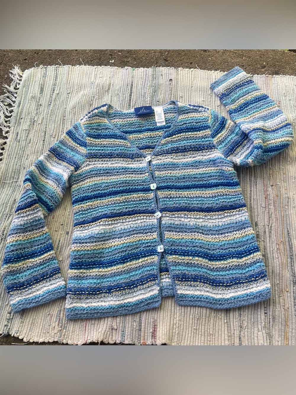 Vintage cotton Cardigan Sweater Women’s Knit